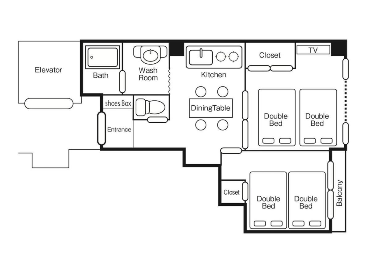 Eg31 Elizabeth Garden Appartement Osaka Buitenkant foto